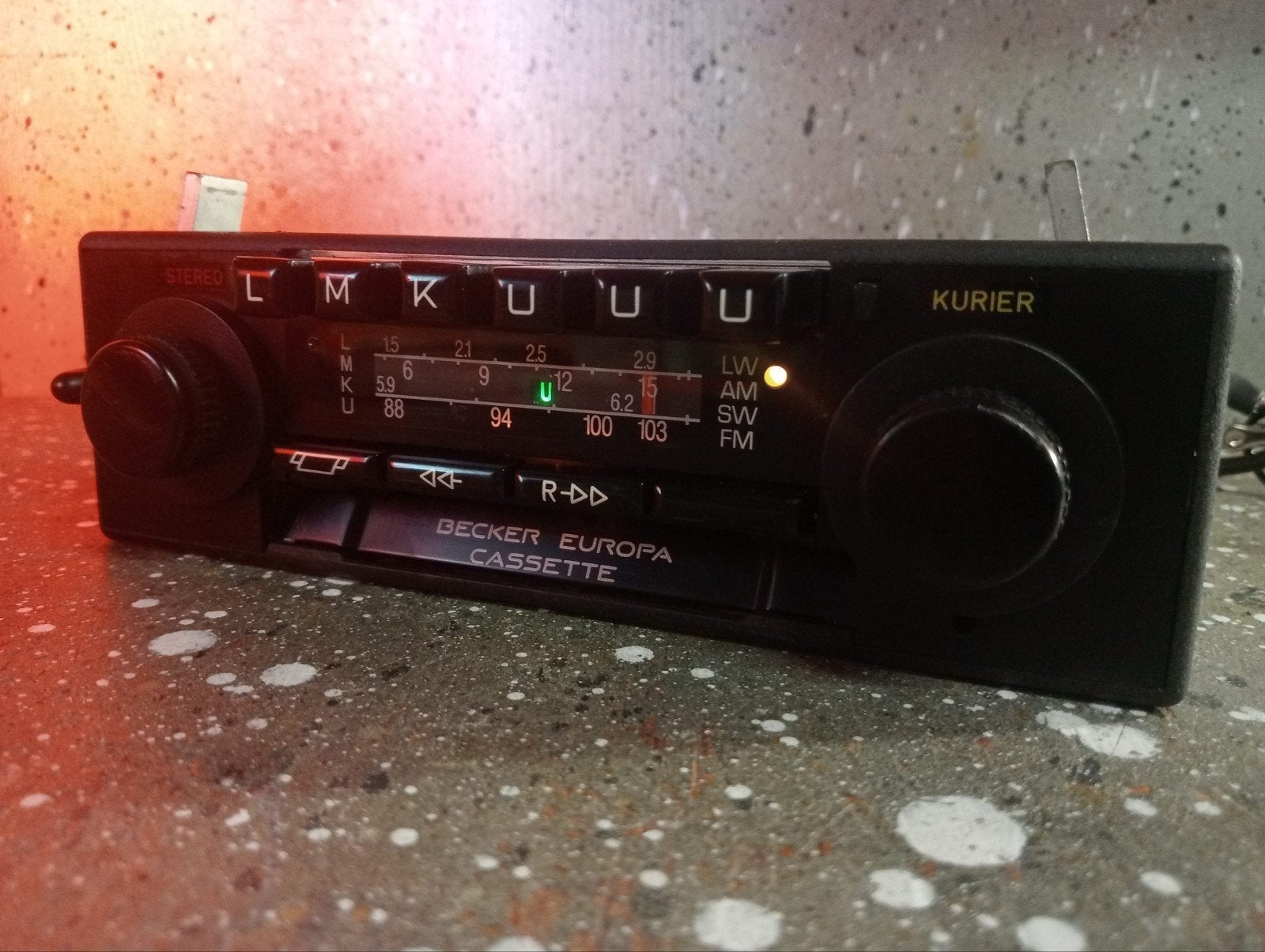 Becker Europa 663 Cassette Oldtimer Youngtimer, Ophalen of Verzenden