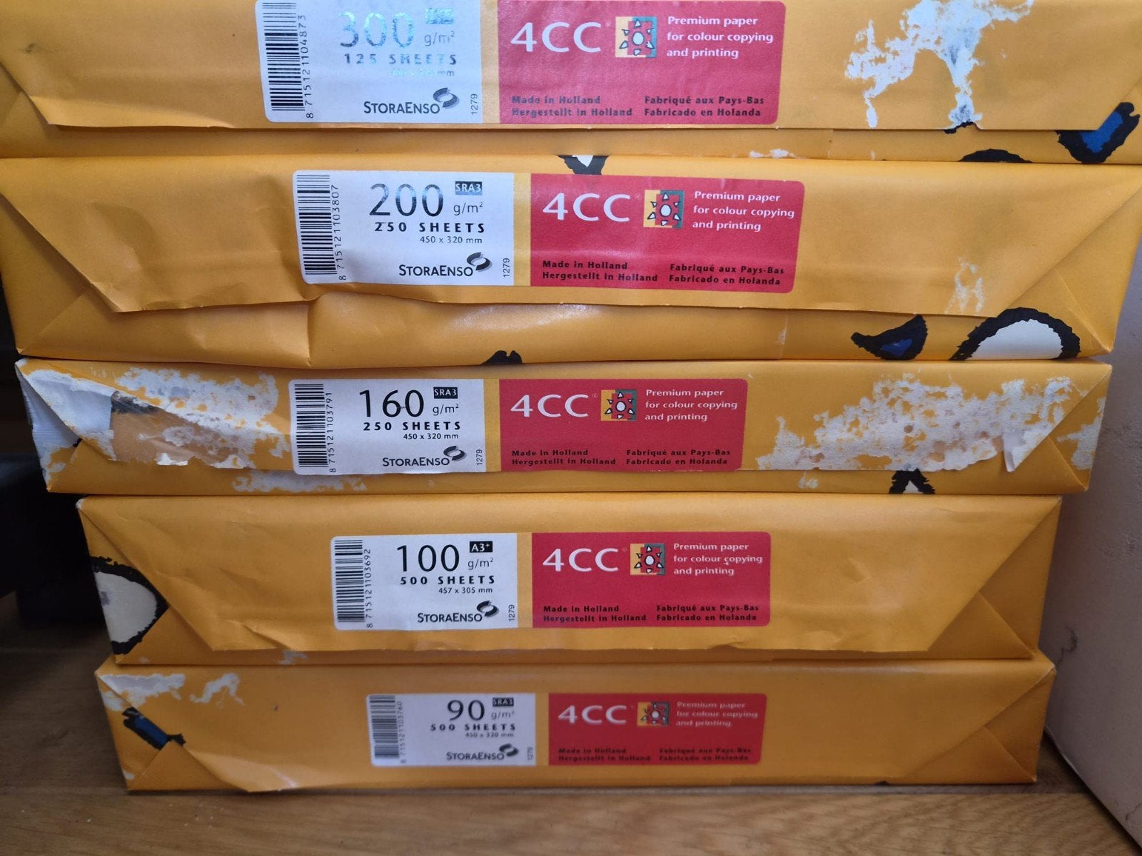 Stora Enso 4CC Premium Papier voor Kleur Kopiëren/Printen, Diversen, Papierwaren, Ophalen