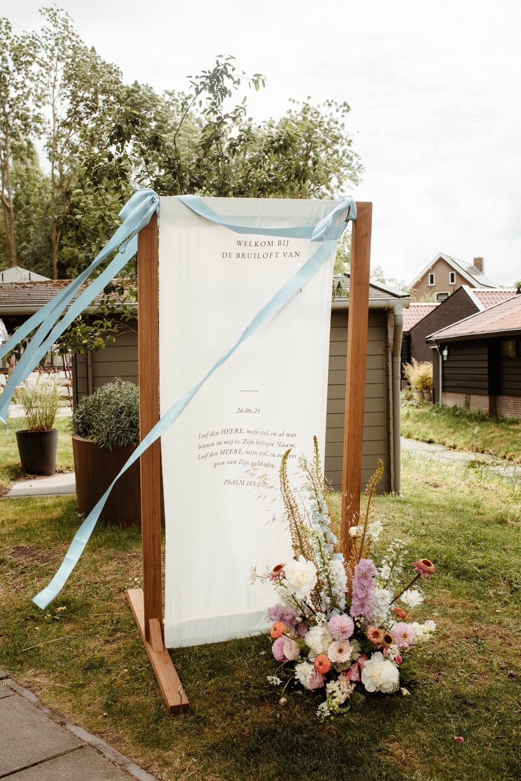 Luxe frame te huur - welkomstbord bruiloft/feest/evenement, Ophalen