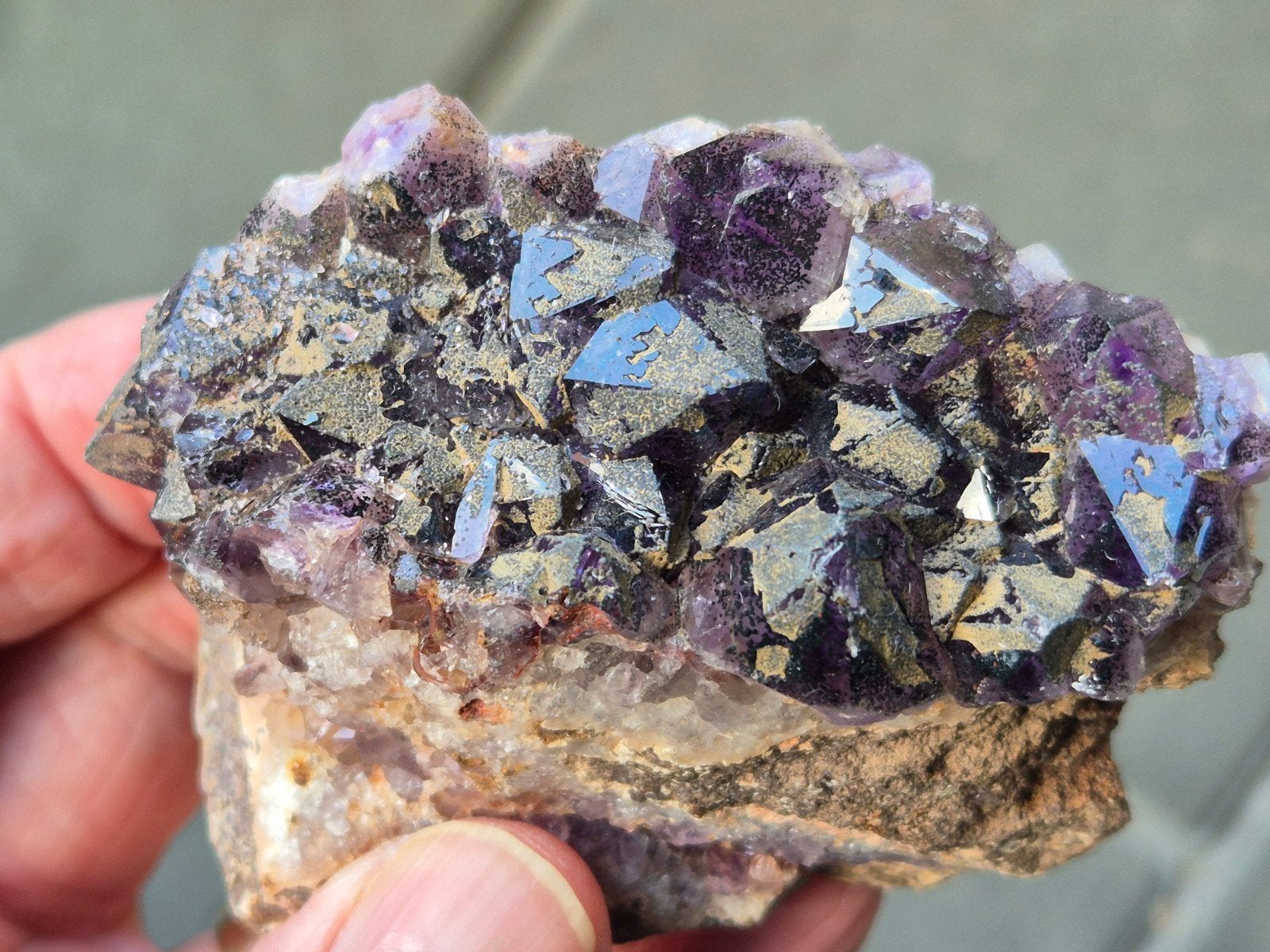 Prachtige amethist xx uit geode., Ophalen of Verzenden