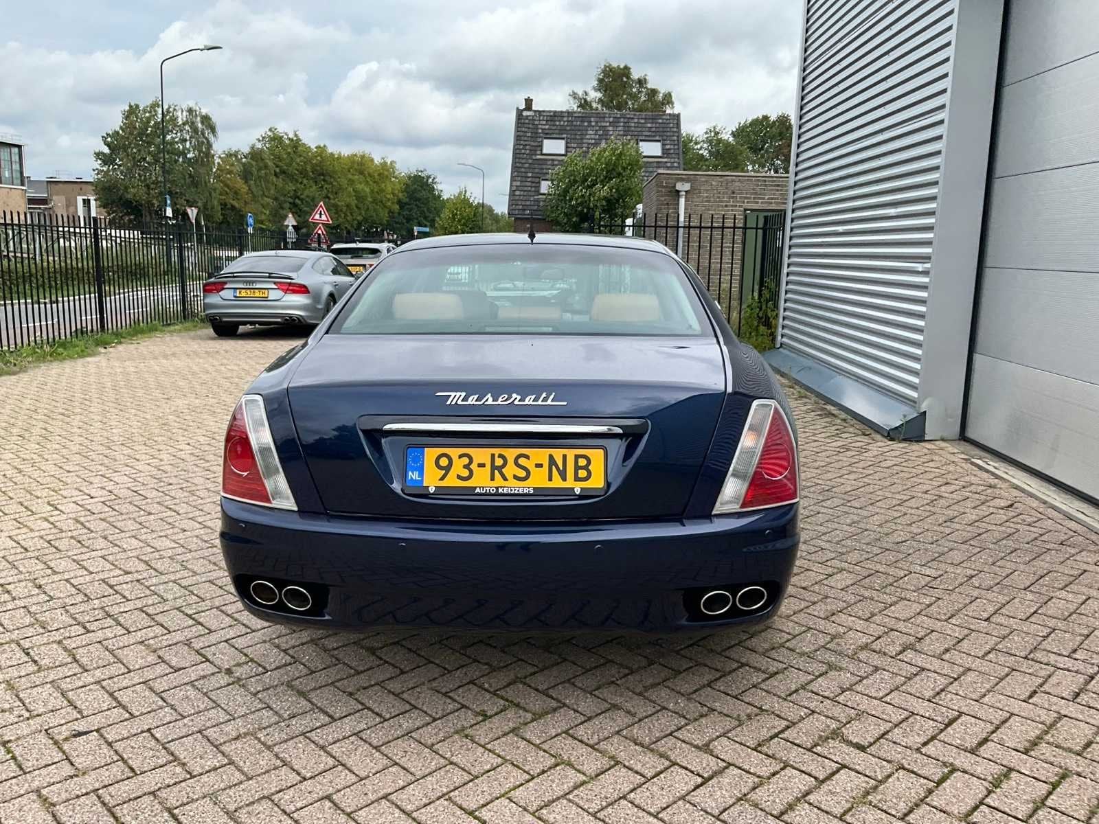 2004 Maserati Quattroporte 4.2 Duo Select Personenauto, Auto's, Automaat, Gebruikt, 8 cilinders, Blauw