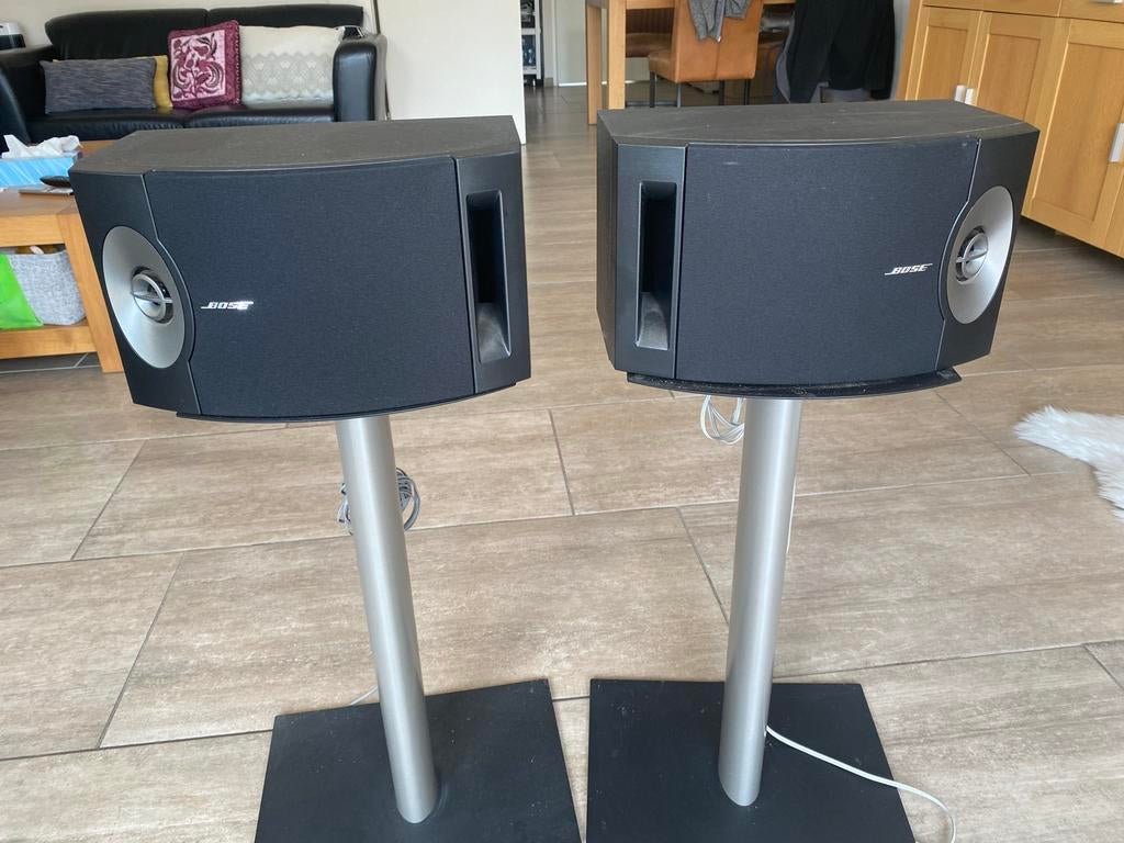 Bose speakers inclusief statief, Ophalen of Verzenden, Zo goed als nieuw, Bose