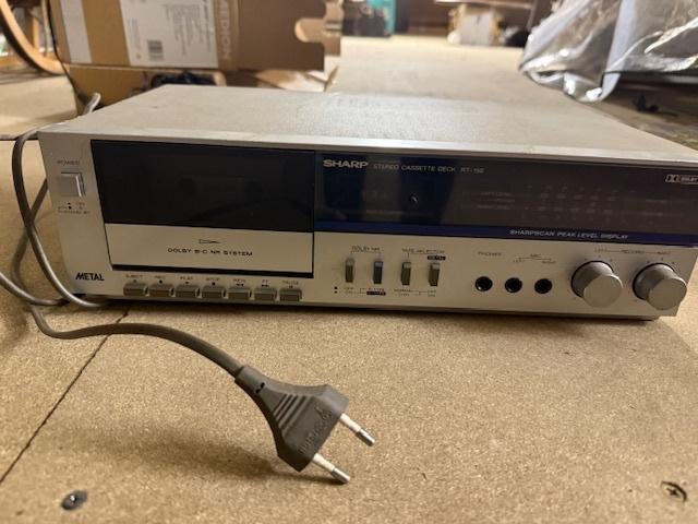 Sharp RT-150 stereocassettedeck. Vintage, Ophalen of Verzenden, Enkel, Overige merken
