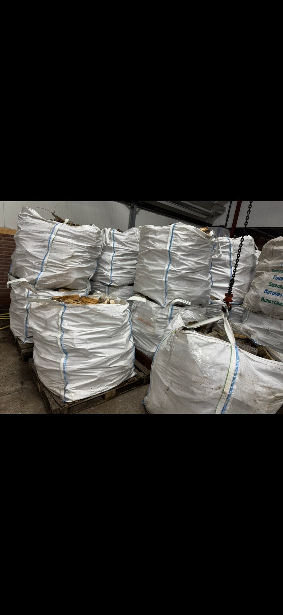 6 Big Bags Populieren Brandhout - Met Heftruckservice, 6 m³ of meer, Ophalen, Overige houtsoorten, Stammen