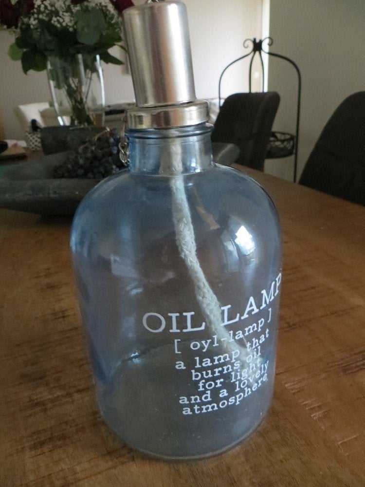 OLIELAMP ,KLEUR LICHT BLAUW ,NIEUW!!!, Ophalen of Verzenden, Nieuw