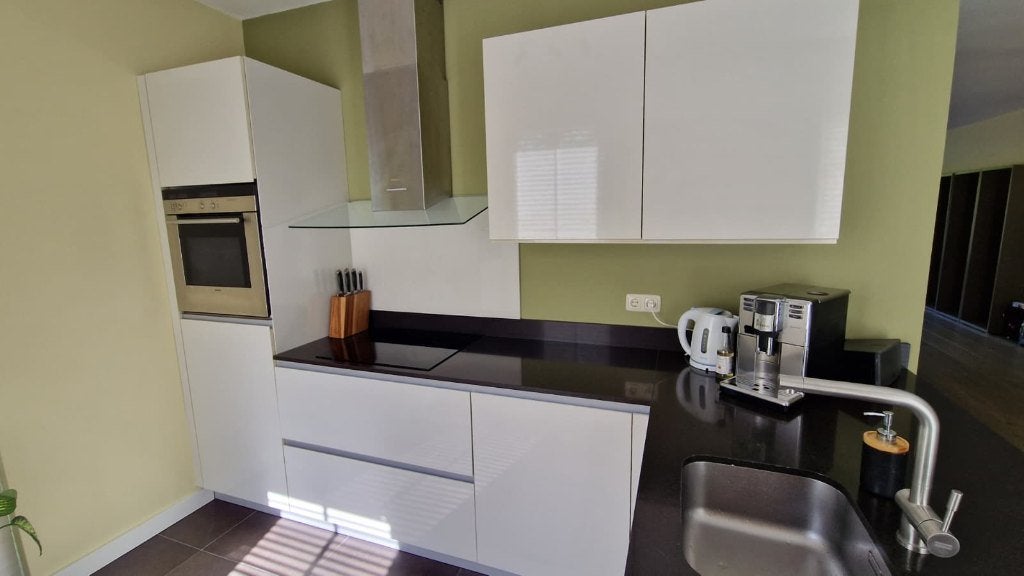 Complete Keuken L-vorm ProNorm Kristal Glans, Ophalen, Gebruikt, Wit, Hoekkeuken