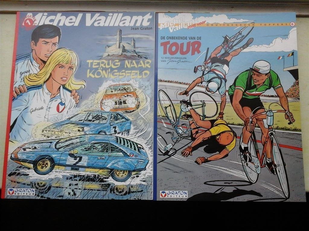 ns3-onuitgegeven toppers [michel vaillant]-18 stuks-uitsteke, Boeken, Eén stripboek, Ophalen of Verzenden, Zo goed als nieuw