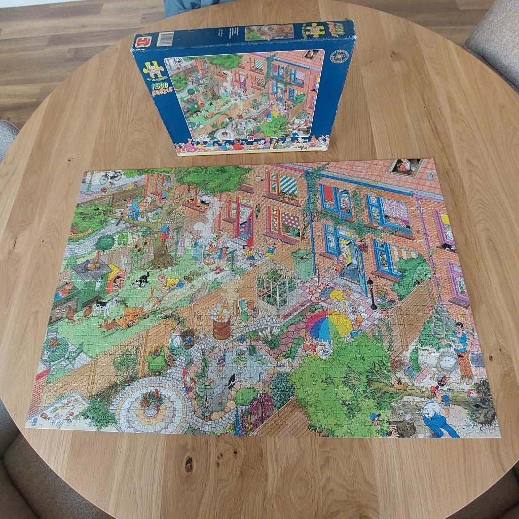 Jan Van Haasteren puzzel, Ophalen, 500 t/m 1500 stukjes, Zo goed als nieuw, Legpuzzel
