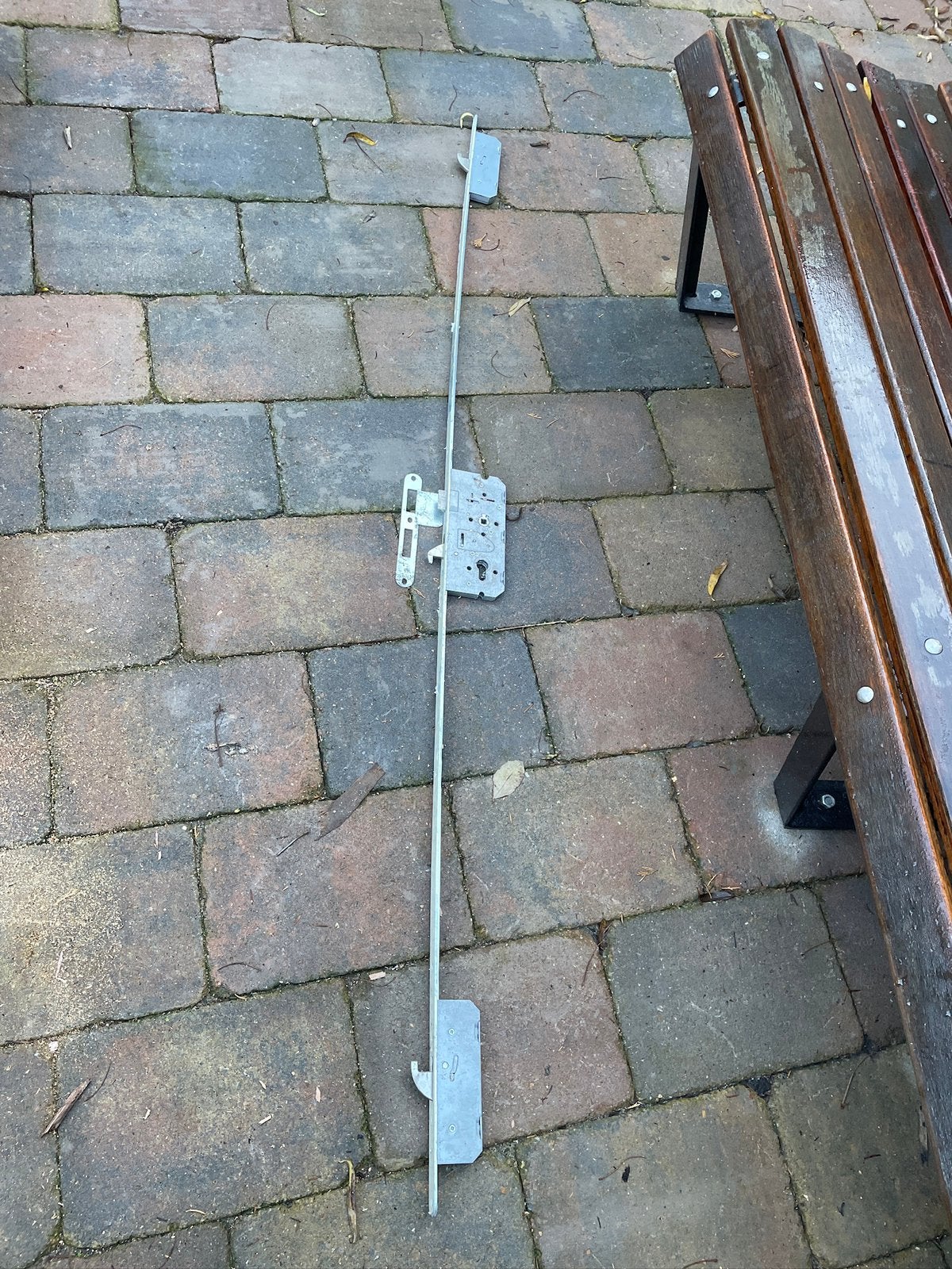 Driepuntssluiting, Ophalen, Gebruikt, Slot