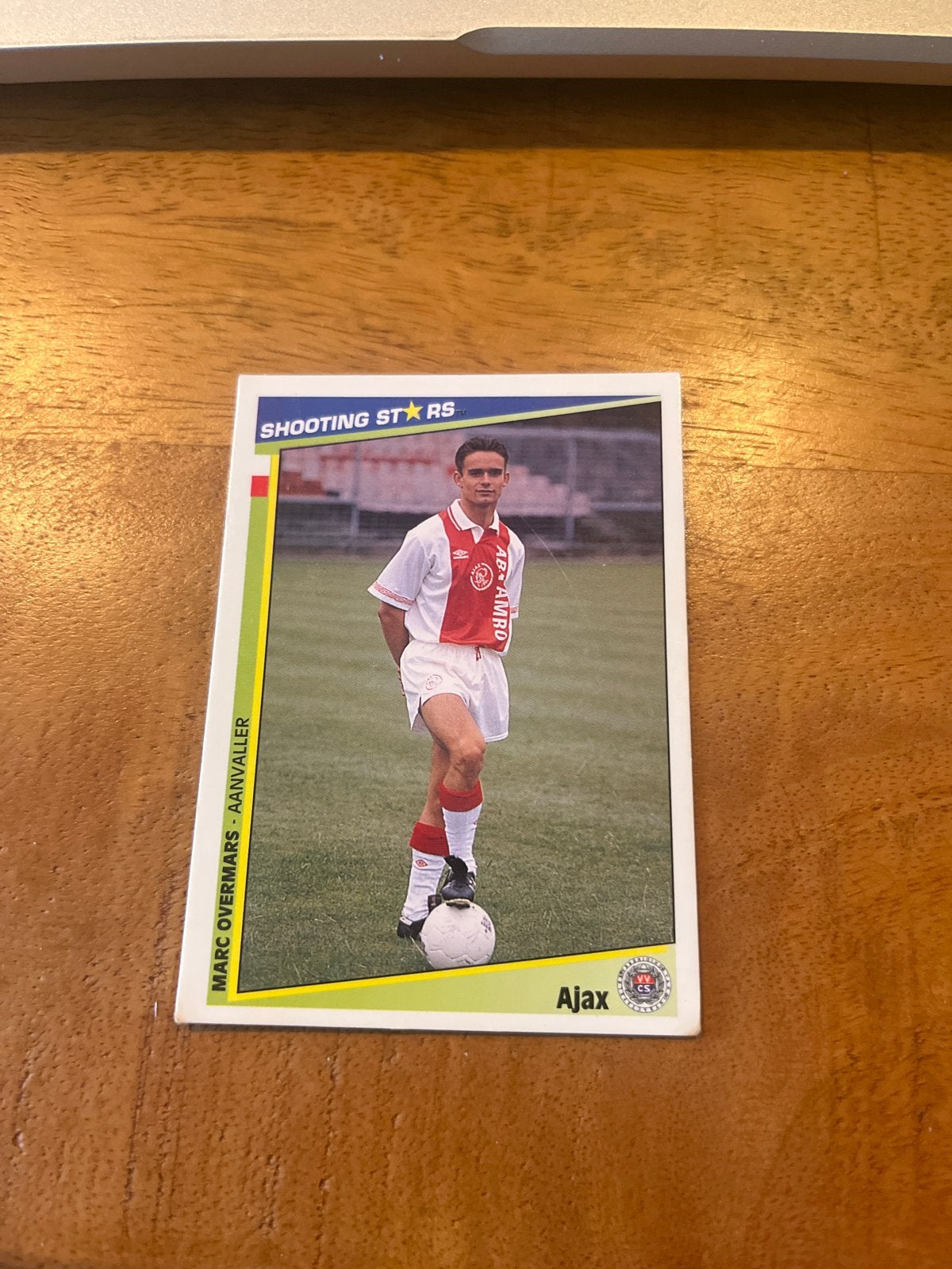 Marc Overmars Ajax Voetbalkaart - Shooting Stars 1992/93, Spelerskaart, Shooting Stars, Shooting Stars, Ophalen of Verzenden