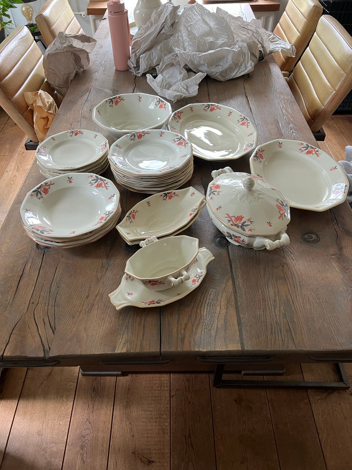 Art Deco antiek  vintage servies jaren 20-30, Ophalen