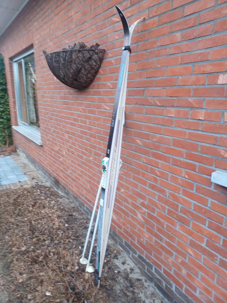 Telemark (langlauf) Ski's + schoenen en stokken, Ski's, Ophalen, Overige merken, Gebruikt