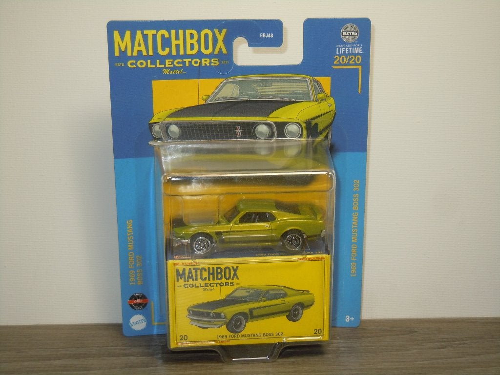 1969 Ford Mustang Boss 302 - Matchbox Collectors - in Box, Auto, Verzenden, Onbekend, Nieuw