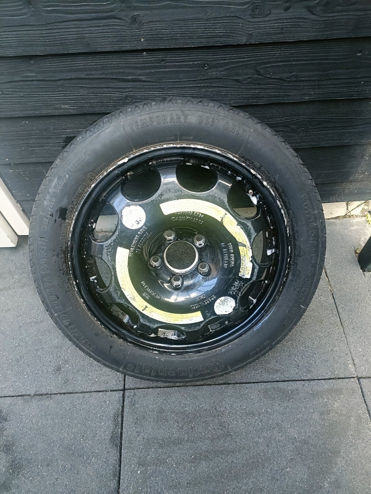 Mercedes Continental thuiskomer 155/70 R17, Auto-onderdelen, Banden en Velgen, Gebruikt, 155 mm, Banden en Velgen, 17 inch