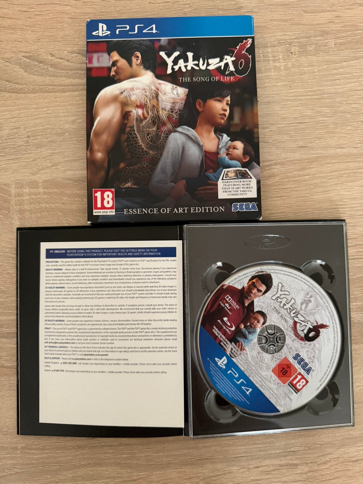 Yakuza 6 Essence of Art Edition, 1 speler, Ophalen of Verzenden, Zo goed als nieuw, Vanaf 12 jaar