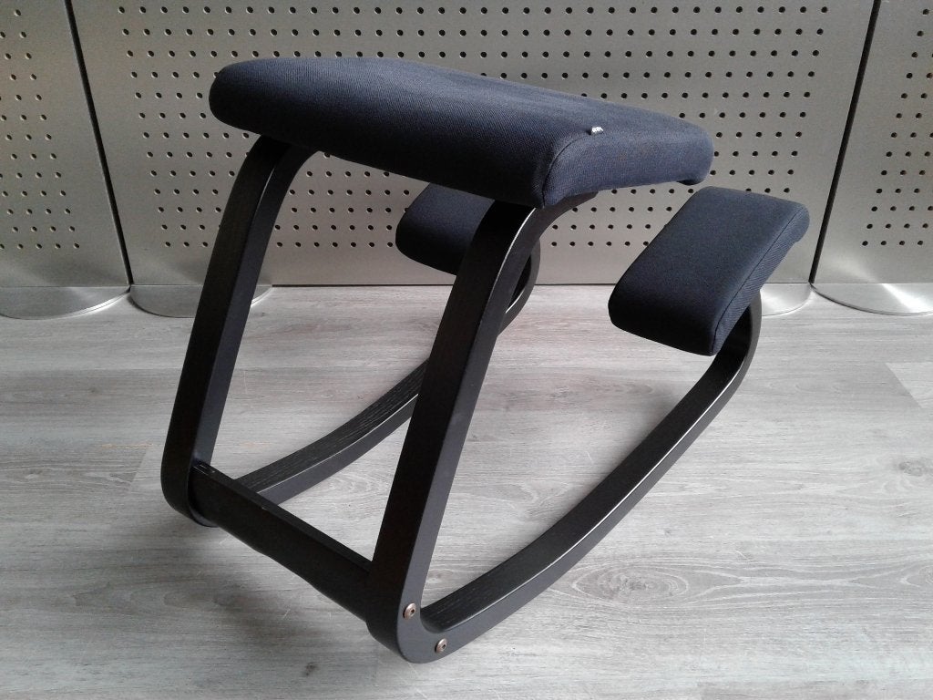 Variér (Stokke) Variable Balans (Zwart/Zwart), Zeer Mooi!, Huis en Inrichting, Bureaustoelen, Zwart, Ophalen of Verzenden, Zo goed als nieuw