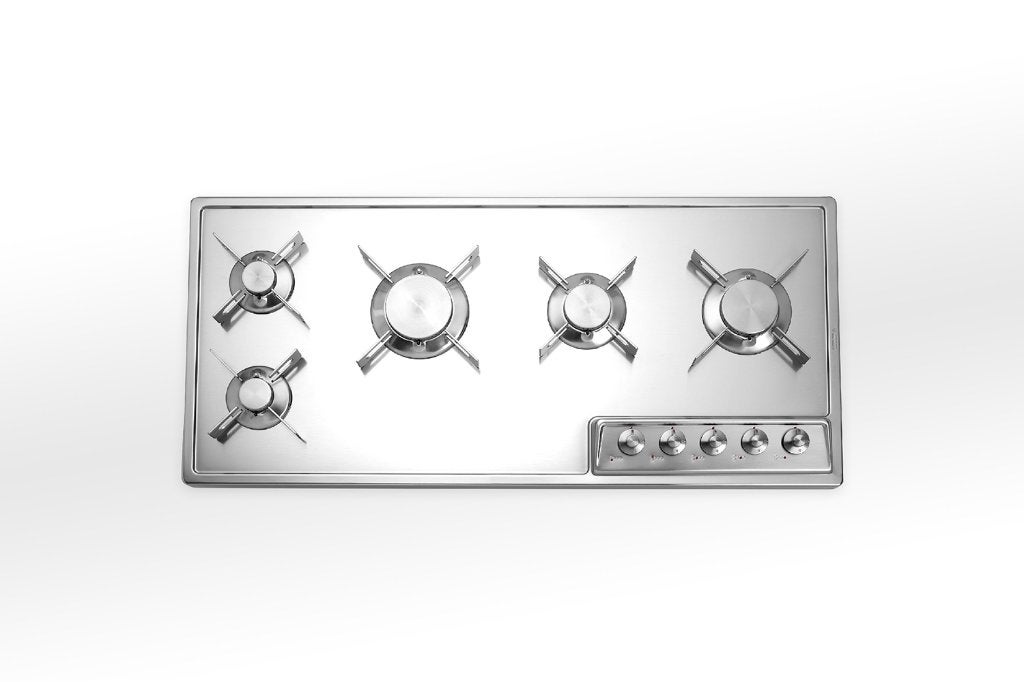 Alpes Inox 5 pits inbouw gaskookplaat  RUILEN, Ophalen, Zo goed als nieuw, Inbouw, Gas