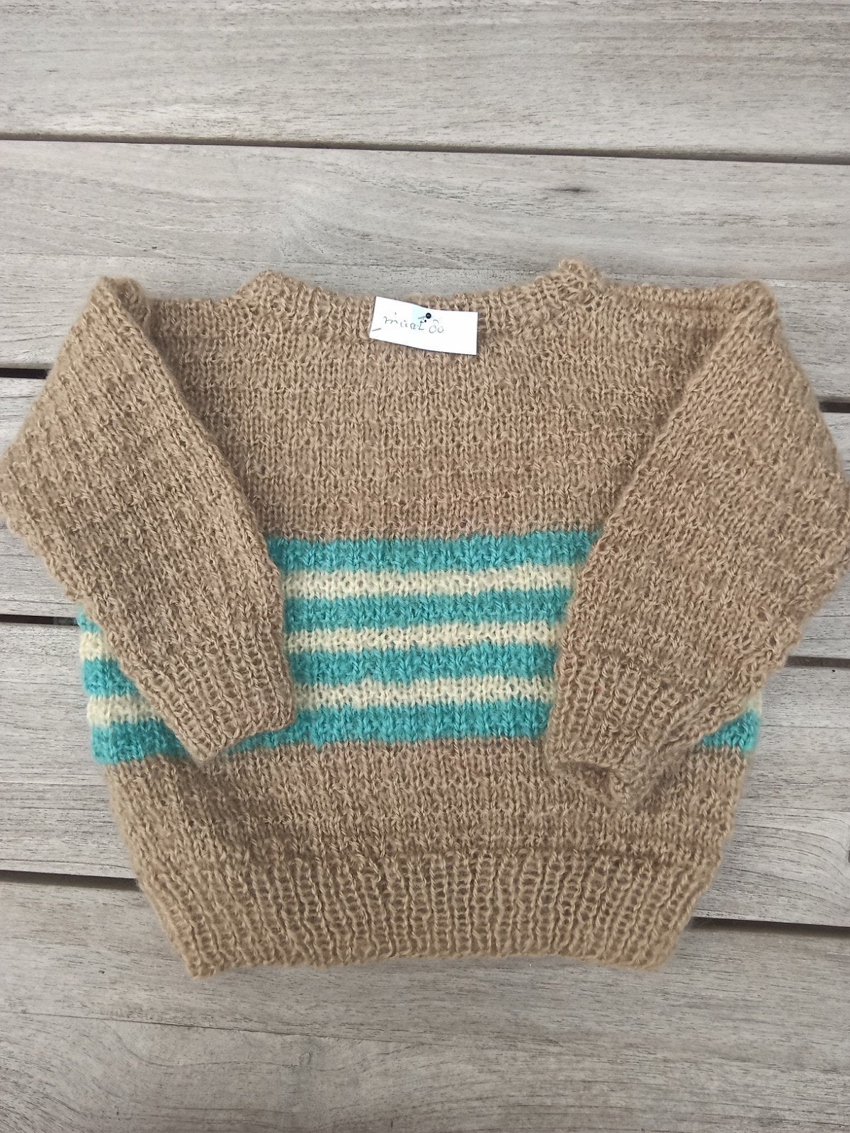 Gebreide trui met lange mouw - Maat 80, Kinderen en Baby's, Babykleding | Maat 80, Ophalen of Verzenden, Gebruikt, Jongetje of Meisje