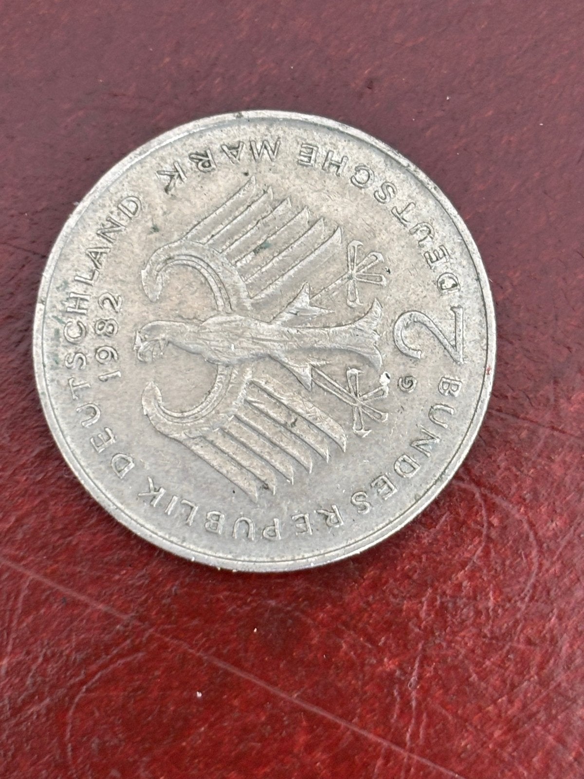 2 Duitse Mark 1982 - Bundesrepublik Deutschland, Ophalen of Verzenden, Duitsland, Losse munt