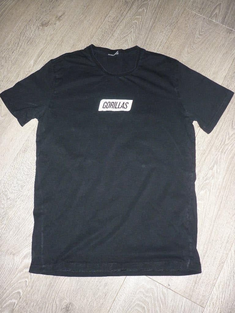 T shirt Gorillas maat XL, Ophalen of Verzenden, Zo goed als nieuw, Maat 56/58 (XL), Zwart