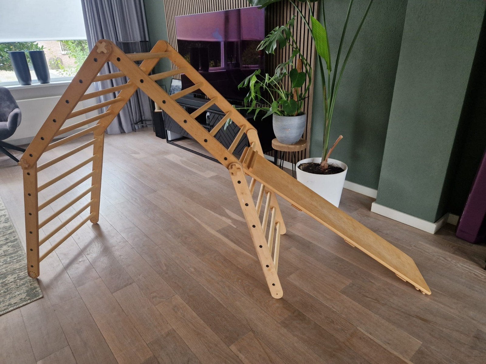 UPA COMBOSET – houten klimset voor kinderen, Ophalen, Gebruikt, Glijbaan