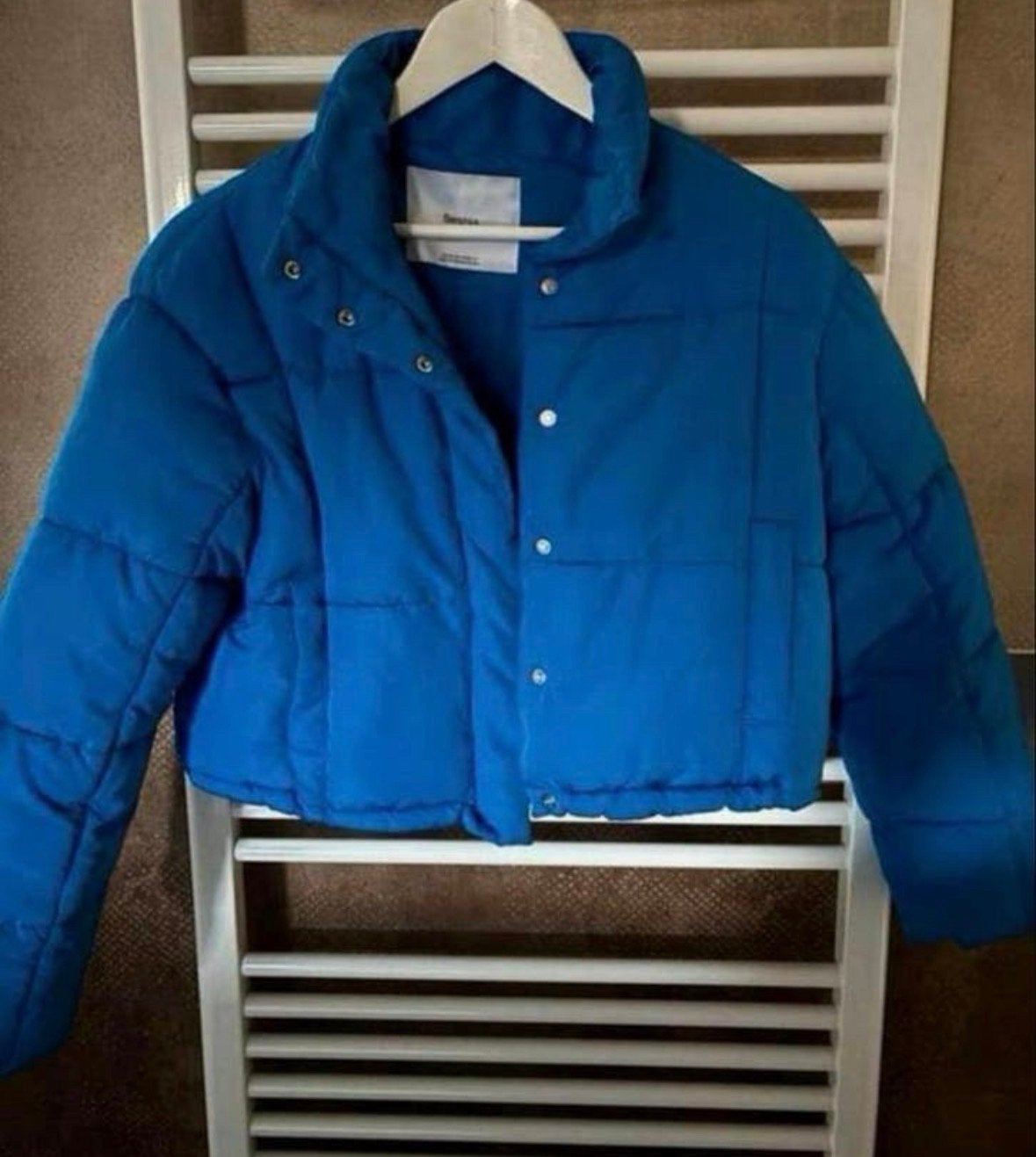 Bershka bomberjack maat XS, Ophalen of Verzenden, Nieuw, Maat 34 (XS) of kleiner, Blauw