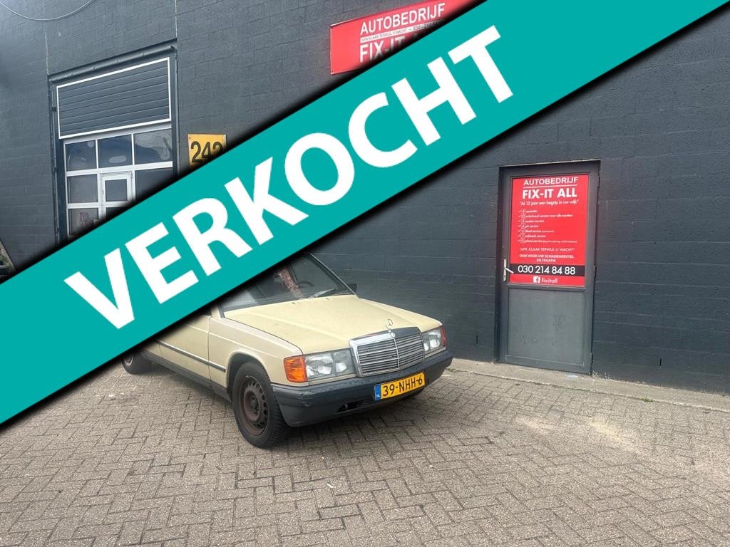Mercedes-Benz 190-serie 2.0 E, Auto's, Mercedes-Benz, Achterwielaandrijving, Gebruikt, 118 pk, 4 cilinders