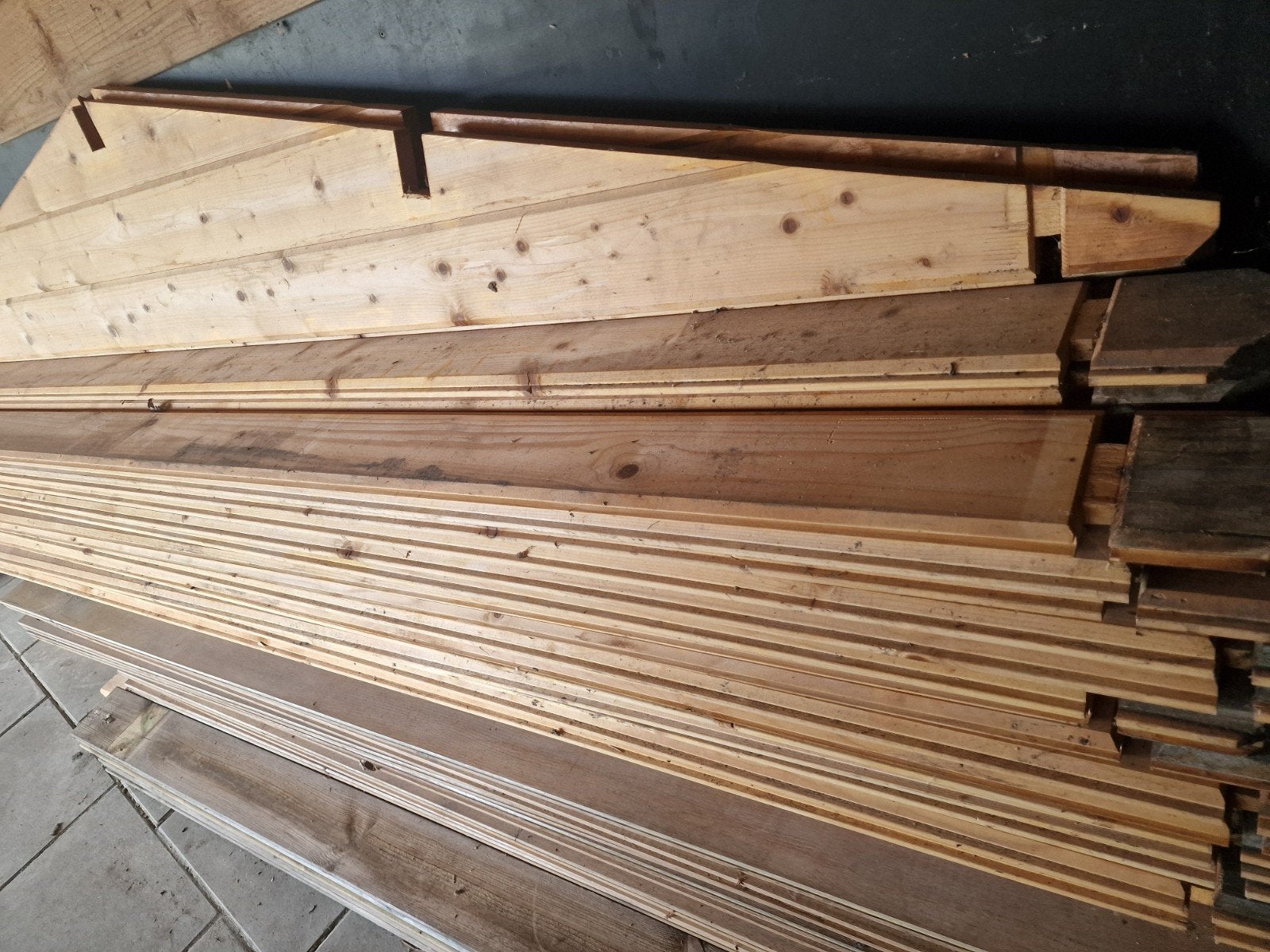 Blokhut profielen, Ophalen, Gebruikt, 250 cm of meer, Balken
