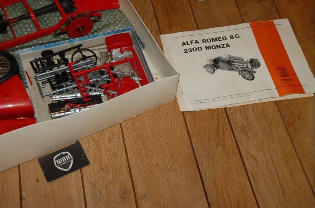 1:8 POCHER ALFA ROMEO 8C MONZA see info USED WRH, Hobby en Vrije tijd, Verzenden, Gebruikt, 1:5 t/m 1:8, Auto