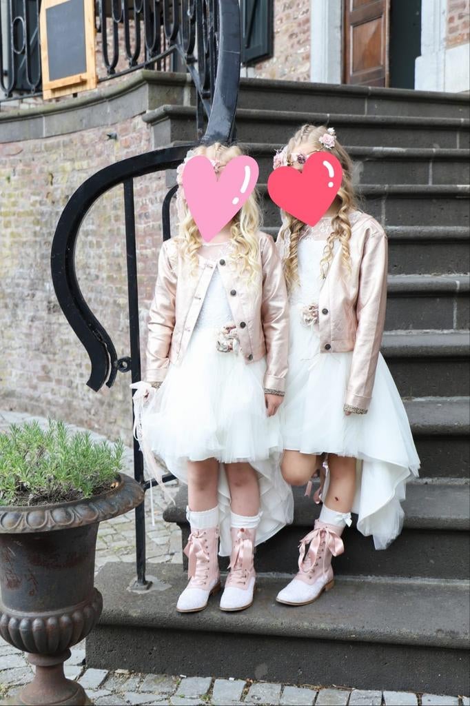 Communiejurk met jasje, Kleding | Dames, Ottelien, Ophalen of Verzenden, Zo goed als nieuw, Kleding