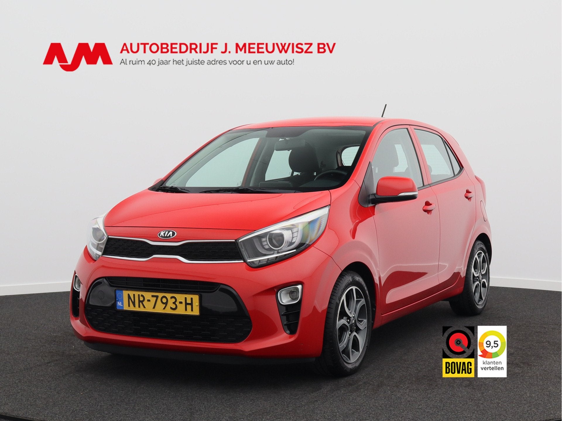 Kia Picanto 1.0 CVVT First Edition/ lage km/ zeer mooi!, Voorwielaandrijving, Stof, Gebruikt, Origineel Nederlands