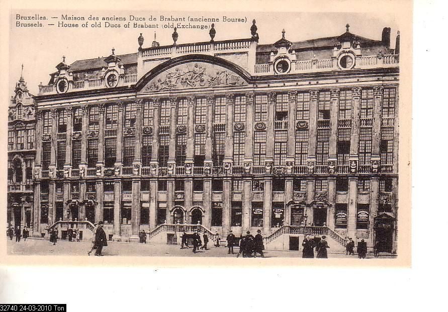 Ansichtkaart 	Brussel	Oude Beurs, Verzenden, 1920 tot 1940, Ongelopen, Brussel (Gewest)