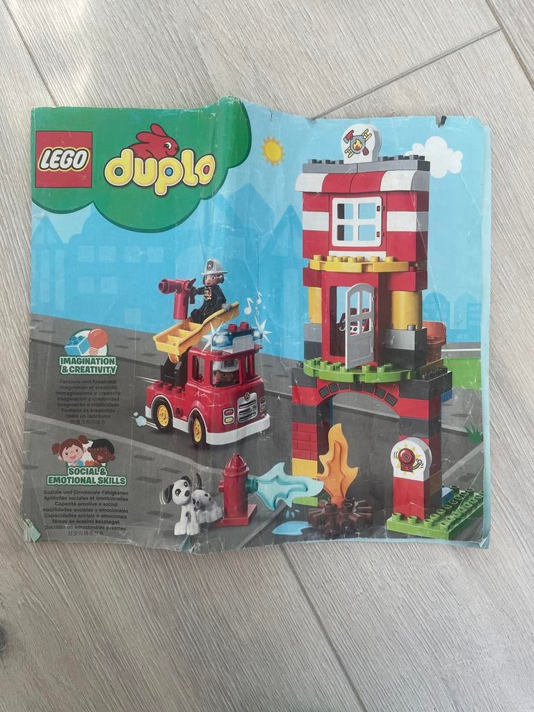 LEGO Duplo Brandweerkazerne 10903 - Gebruikt, Kinderen en Baby's, Speelgoed | Duplo en Lego, Gebruikt, Duplo, Complete set, Inclusief instructies