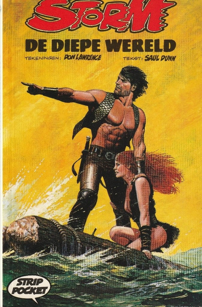 Strippocket Storm De Diepe Wereld, Boeken, Stripboeken, Gelezen, Eén stripboek, Ophalen of Verzenden, Don Lawrence