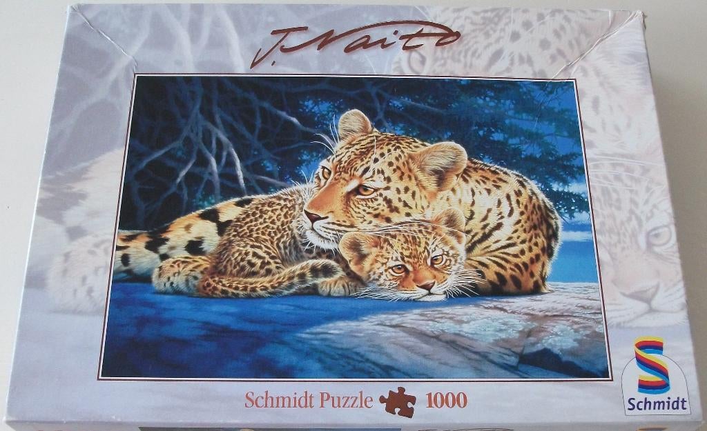 Puzzel *** LUIPAARDEN *** 1000 stukjes Schmidt, Hobby en Vrije tijd, Denksport en Puzzels, Ophalen of Verzenden, 500 t/m 1500 stukjes