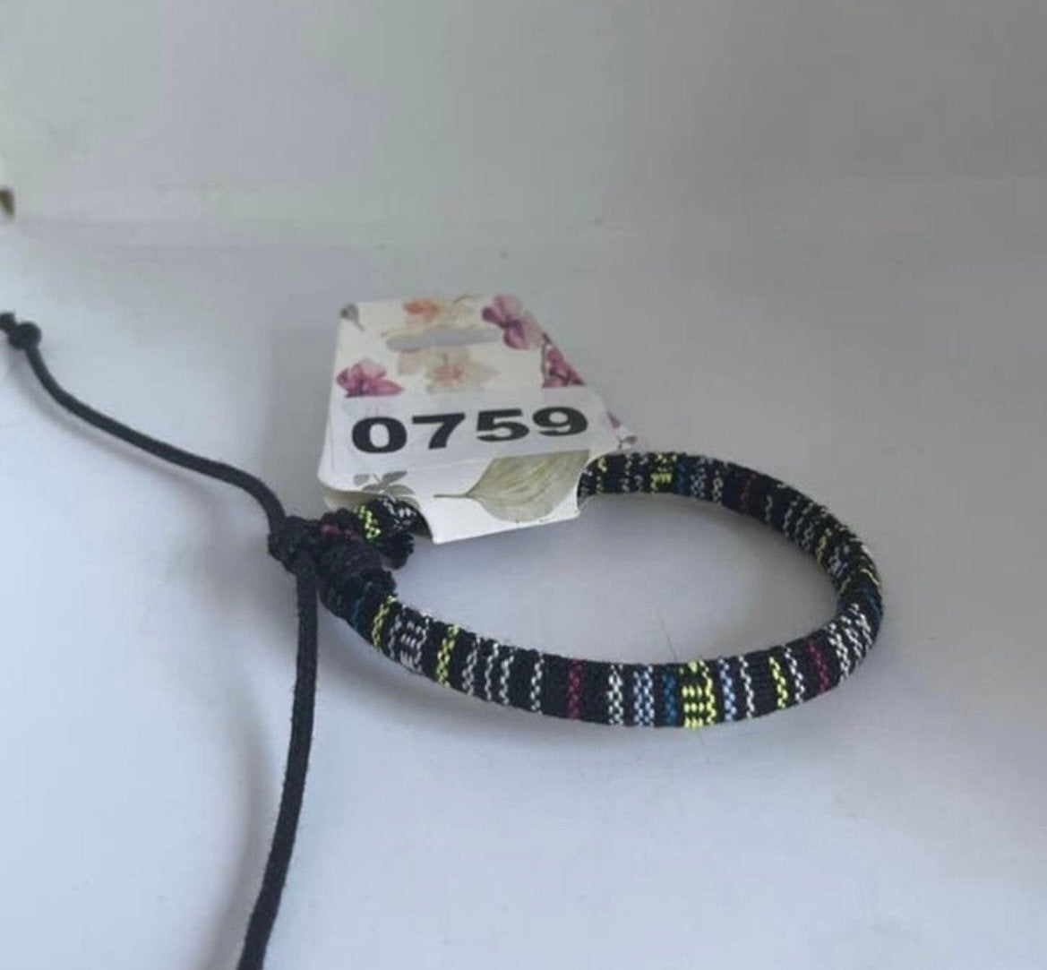 Nieuw geweven armbandje met verstelbare sluiting, Verzenden, Nieuw, Overige kleuren, Overige materialen