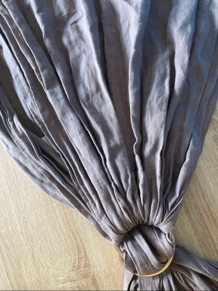 Prachtige mauve ringsling - draagdoek, Ophalen of Verzenden, Zo goed als nieuw, Draagdoek, Overige merken
