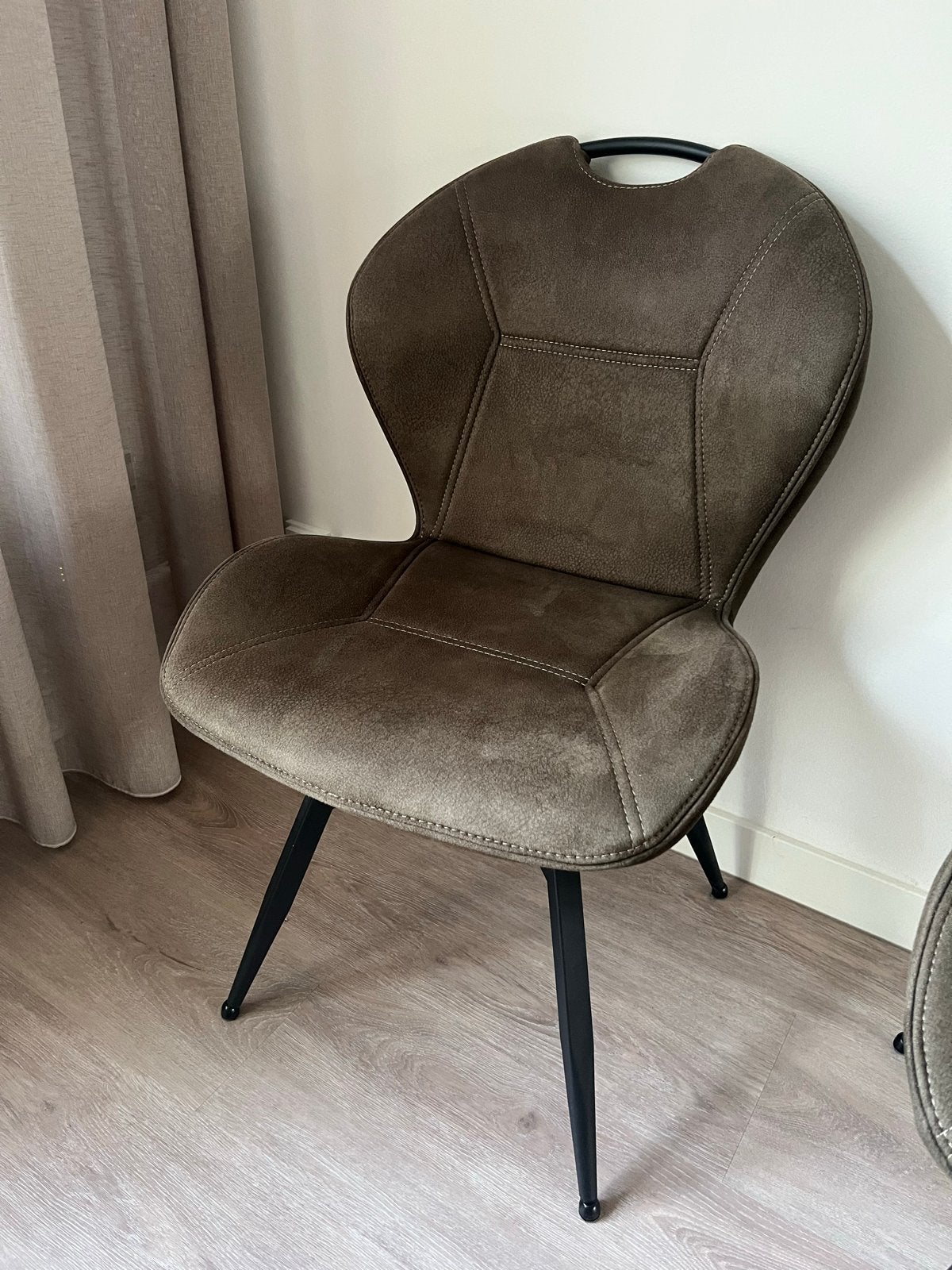 6 eetkamerstoelen in zeer goede staat, Ophalen, Overige kleuren, Zo goed als nieuw, Stof