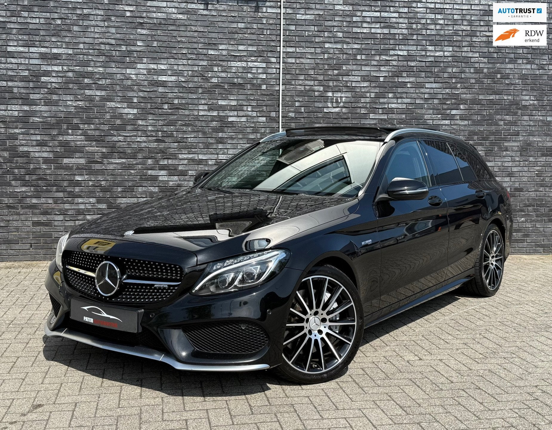 Mercedes-Benz C-klasse Estate AMG 43 4MATIC 367pk|BSA|Burmes, Gebruikt, Origineel Nederlands, Vierwielaandrijving, Adaptive Cruise Control