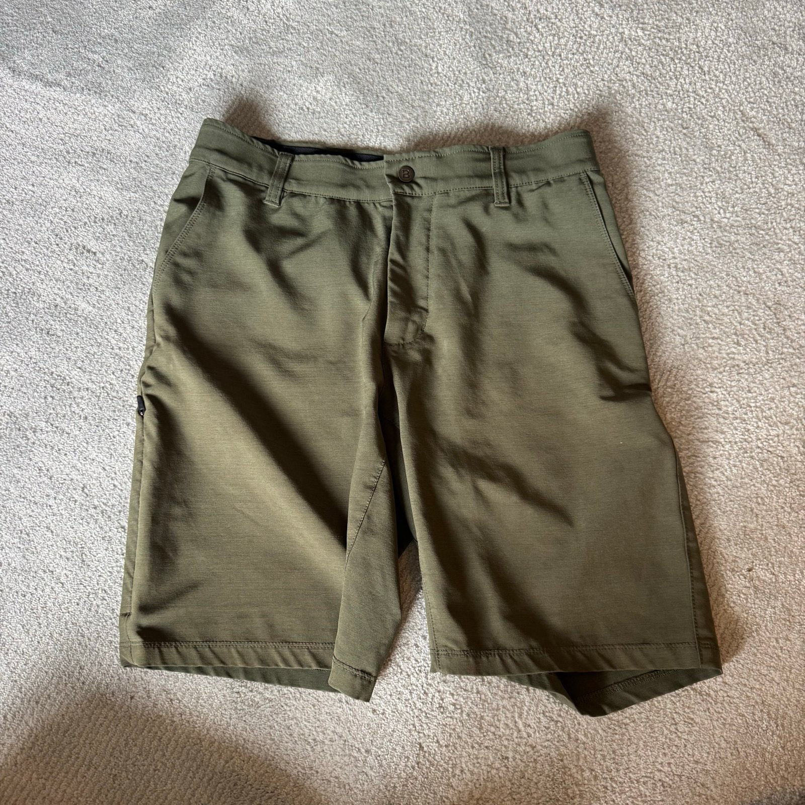 Byltbasics Premium Golf Shorts - Olijfgroen, Ophalen of Verzenden, Zo goed als nieuw, Maat 48/50 (M), Groen