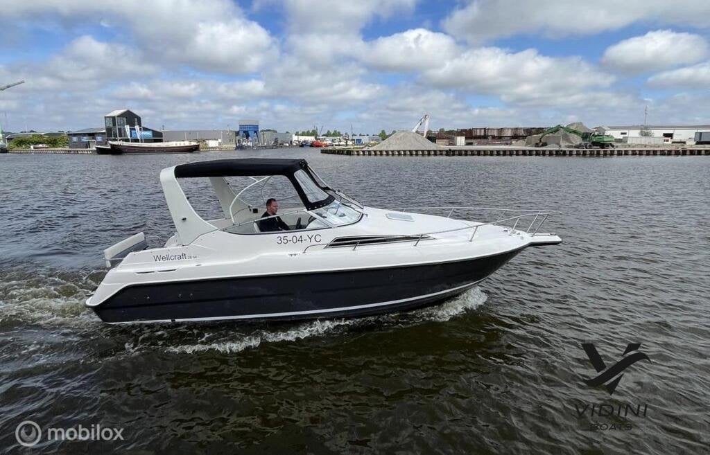 Wellcraft Excel 26 se sportcruiser Mercruiser 350 mag mpi, Watersport en Boten, Benzine, Gebruikt, Binnenboordmotor, -