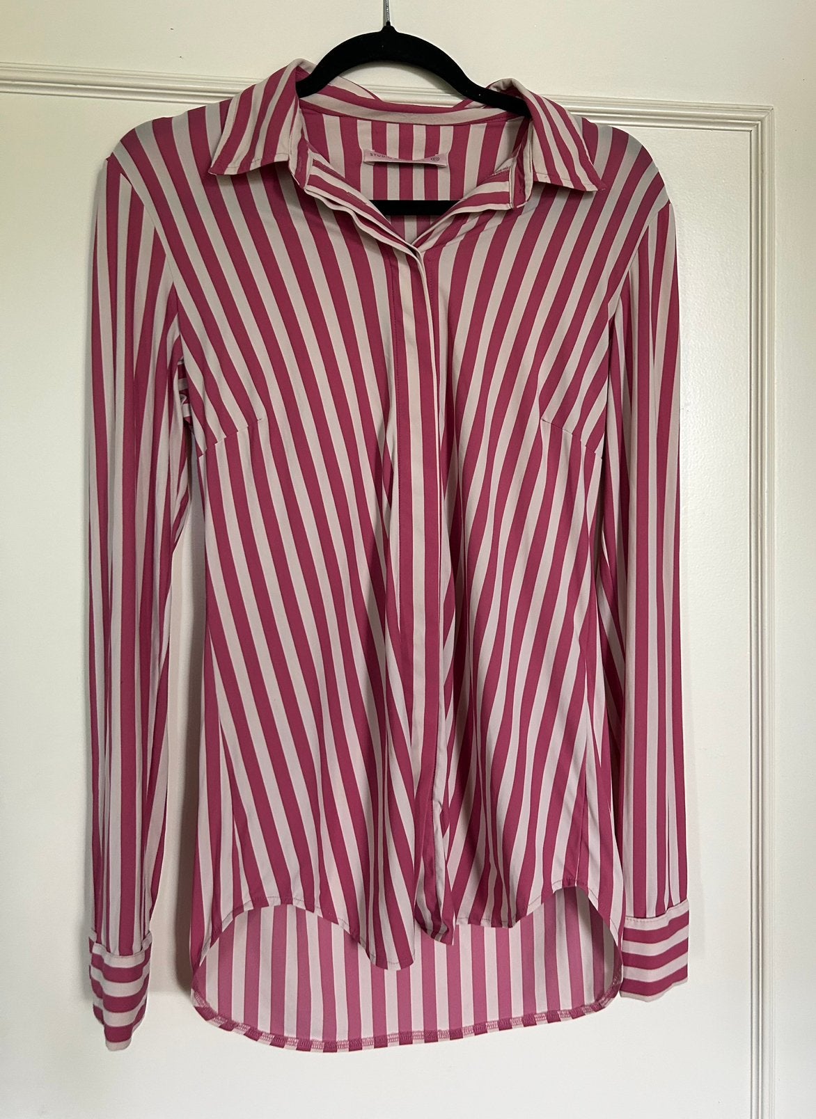 Rood/roze gestreepte Studio Anneloes blouse XS, Verzenden, Zo goed als nieuw, Maat 34 (XS) of kleiner, Blauw