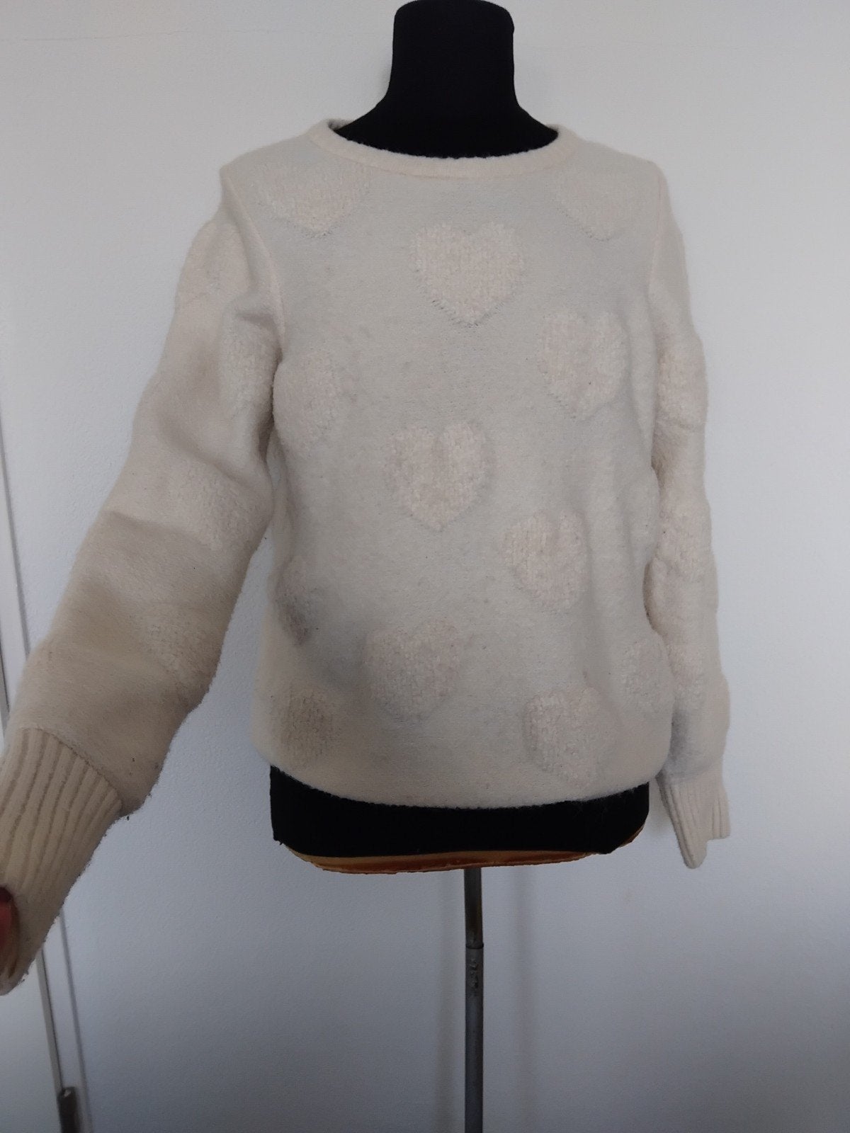 Fabienne Chapot Bibian Heart Pullover - Crème, Kleding | Dames, Beige, Maat 46/48 (XL) of groter, Ophalen of Verzenden, Zo goed als nieuw