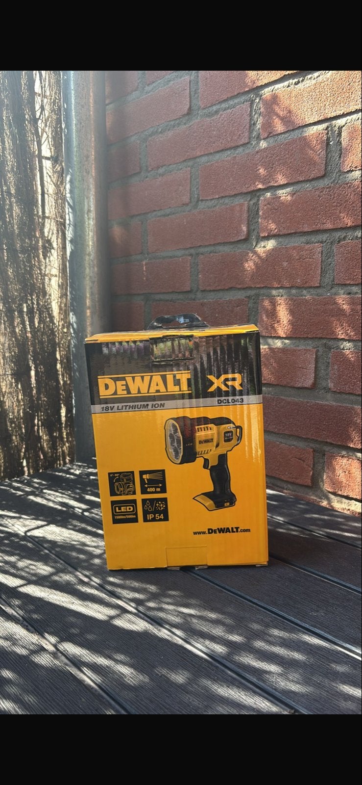 DeWalt XR DCL043 18V Lithium Ion LED Bouwlamp, Ophalen of Verzenden, Nieuw, Overige merken, Overige typen