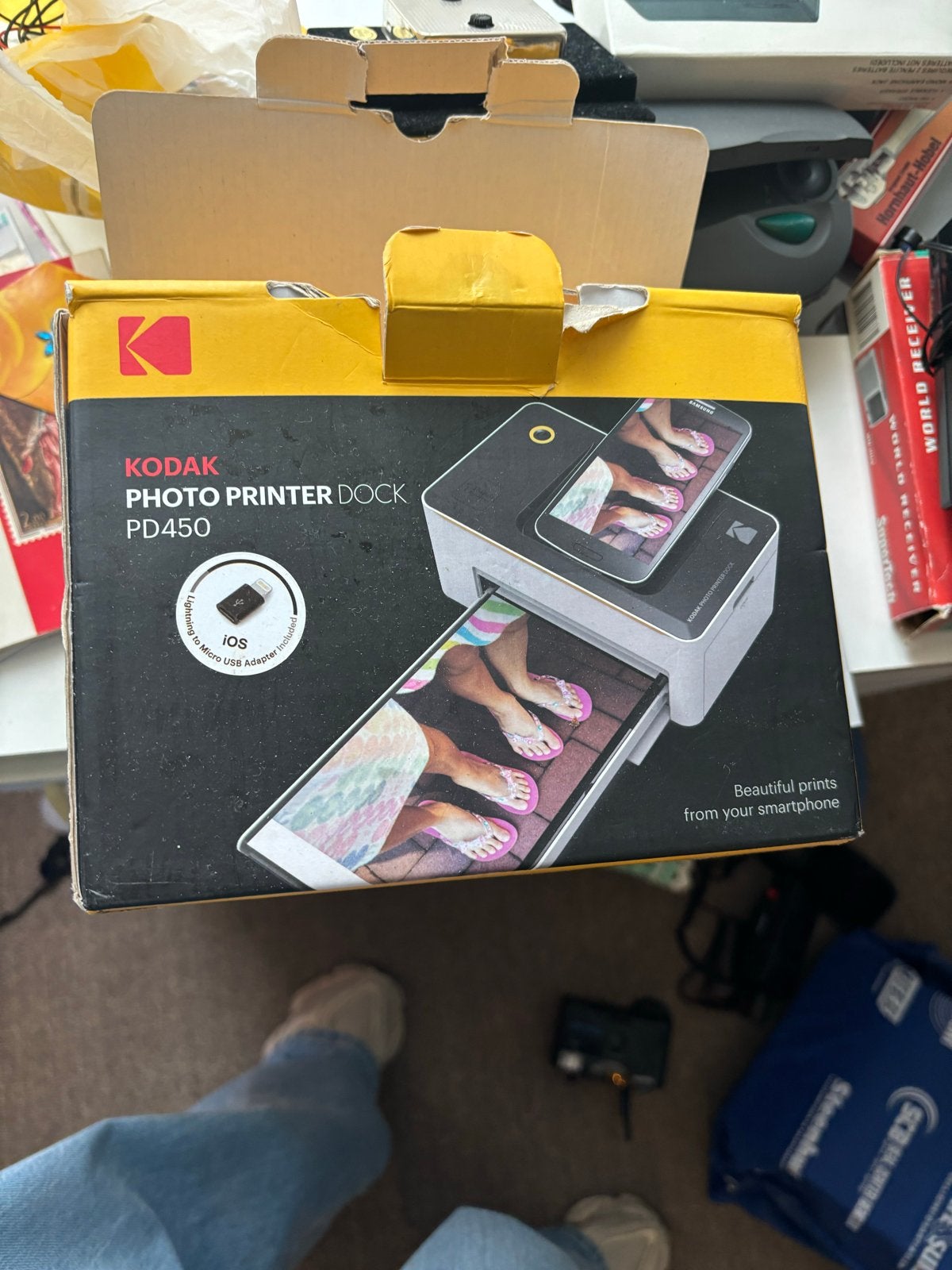 Kodak Photo Printer Dock PD450 - Direct printen vanaf smartp, Fotoprinter, Kleur printen, Ophalen of Verzenden, Zo goed als nieuw