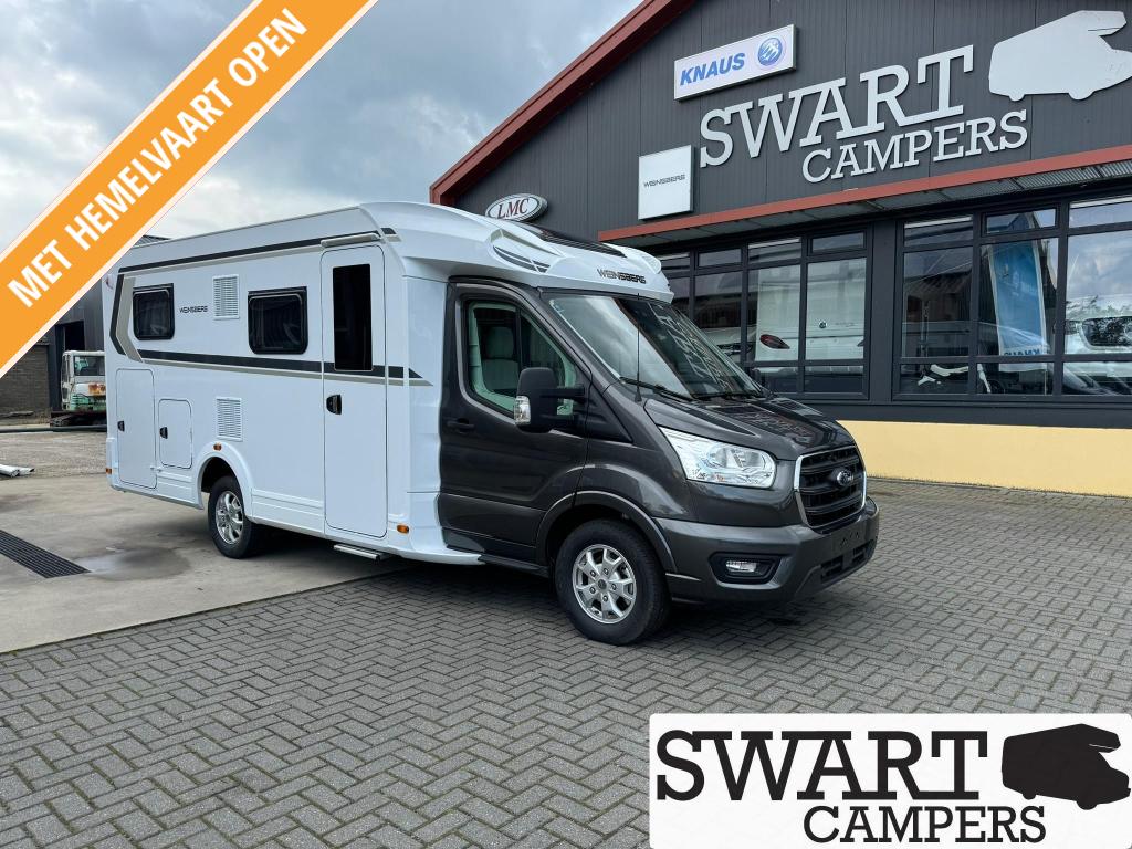 Weinsberg CaraLoft Ford 650 MEG, automaat, 155 pk, lengtebed, Caravans en Kamperen, Automaat, Ford, Tot en met 2, Bedrijf