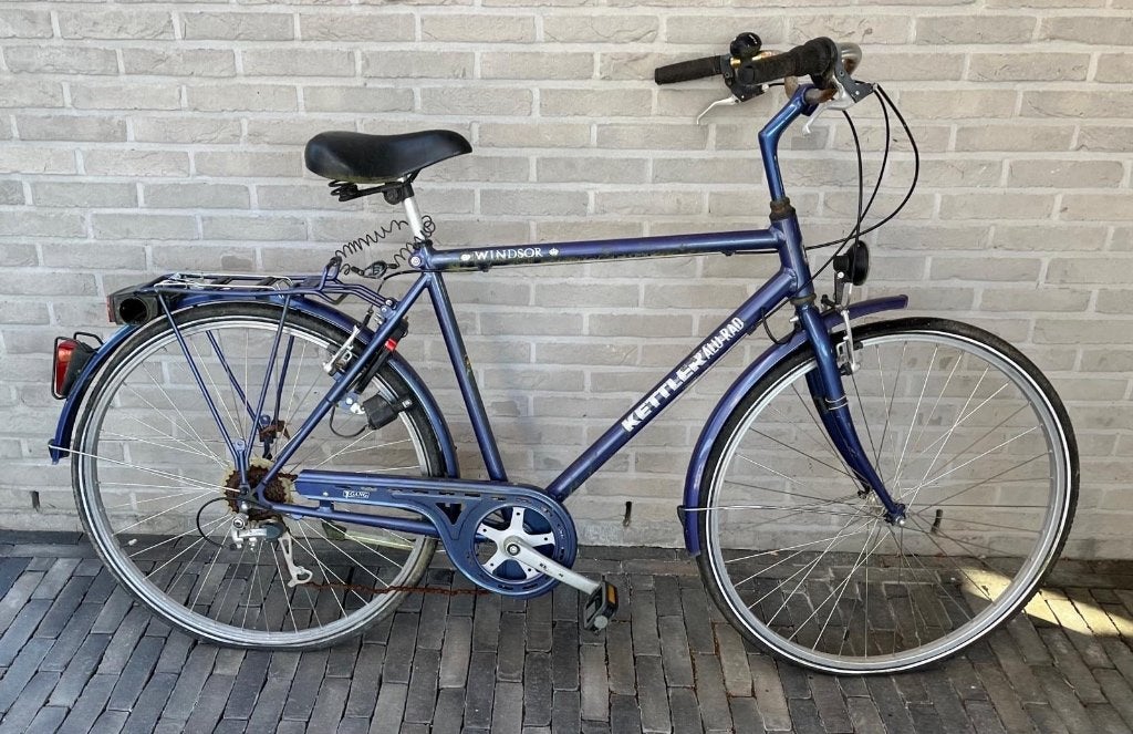Herenfiets, Ophalen, Gebruikt, Minder dan 10 versnellingen, Overige merken