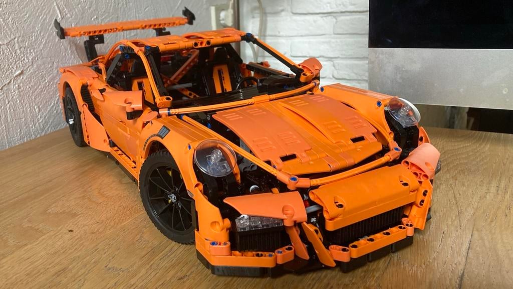 Porsche 911 bouwstenen (zie ook 42056), Ophalen of Verzenden, Zo goed als nieuw, Overige merken