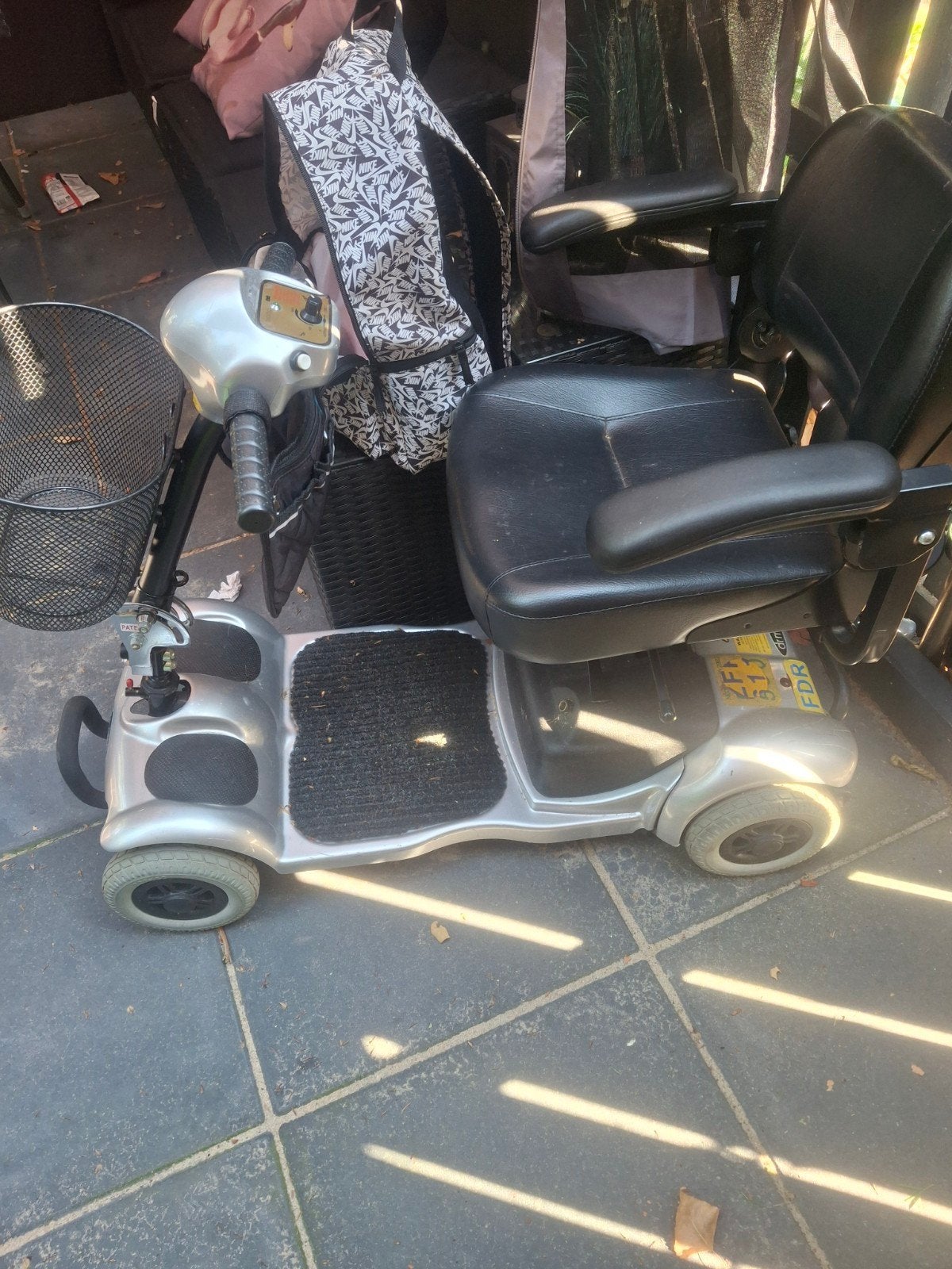 Opvouwbare scootmobiel, Diversen, Brommobielen en Scootmobielen, 10 km/u of minder, Gebruikt, 15 km of minder, Ophalen