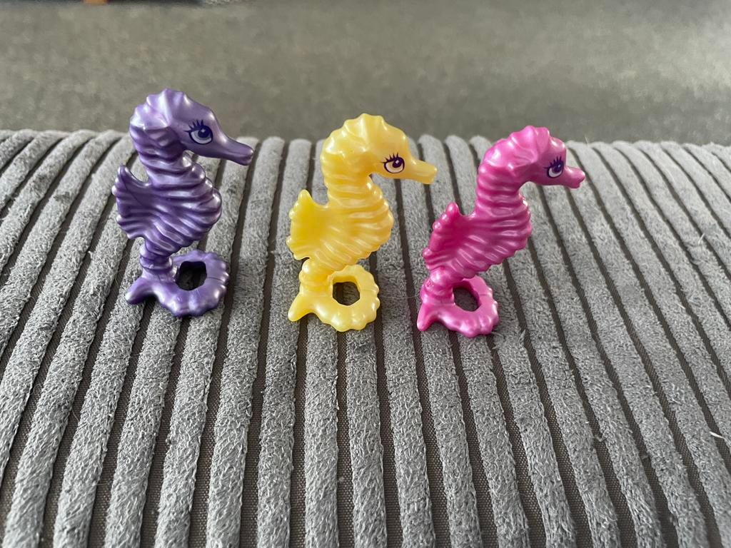 3 zeepaardjes van playmobil (van de zeemeermin set), Ophalen of Verzenden, Zo goed als nieuw